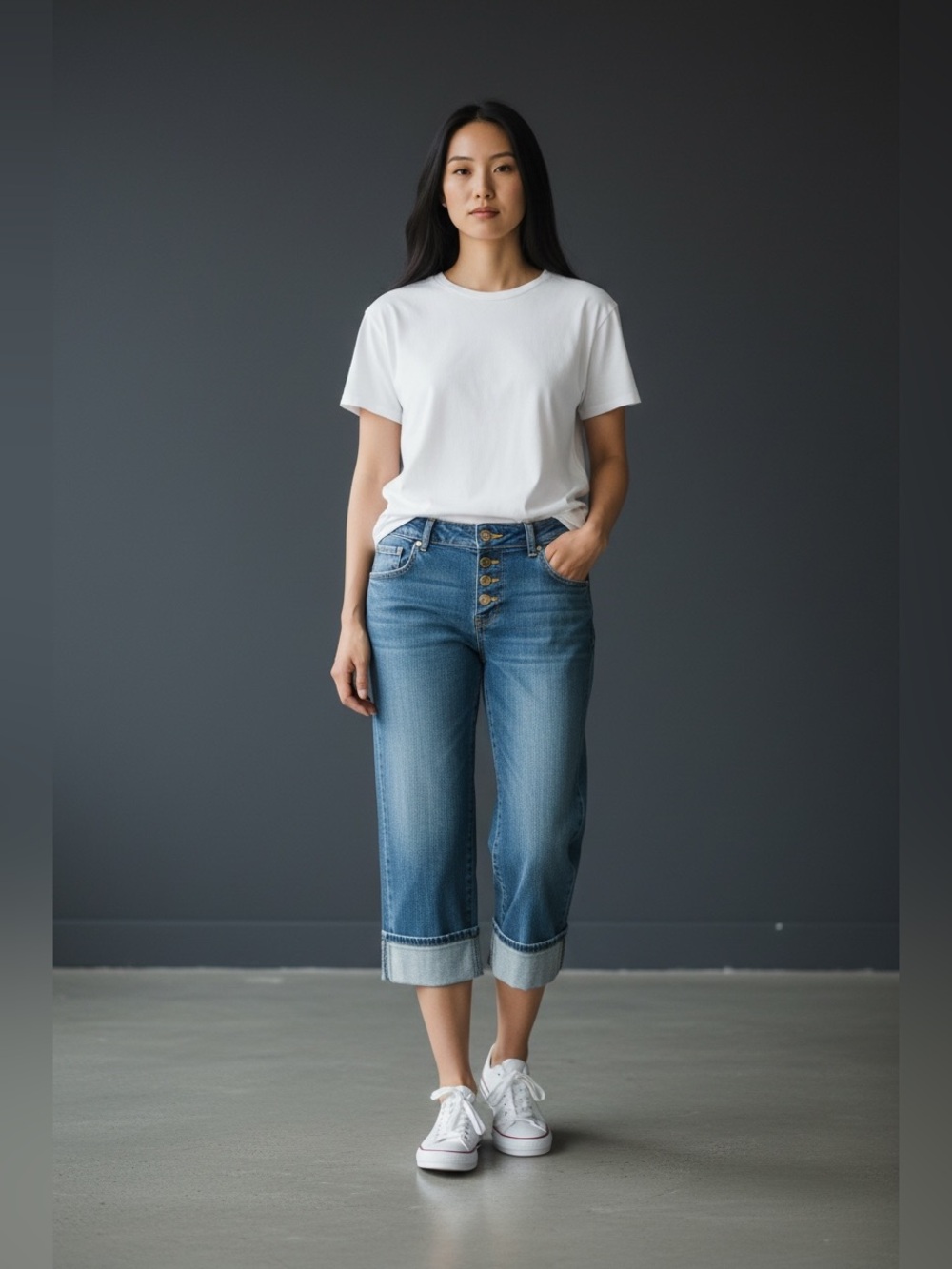 Women’s INC International Concepts Jeans Classic Cropped
